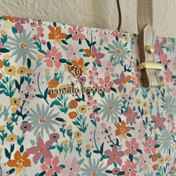 Nanette Lepore Floral Zip Tote - Picture 5 of 13